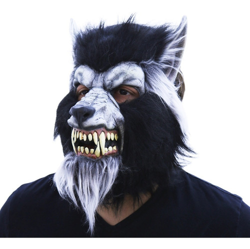 Máscara De Látex Hombre Lobo