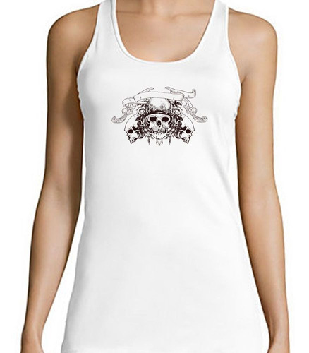 Musculosa Skulls Bones Your Text Here Cbk