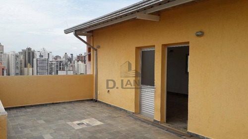 Cobertura Com 2 Dormitórios Para Alugar, 80 M² Por R$ 2.400,00/mês - Vila Itapura - Campinas/sp - Co0334