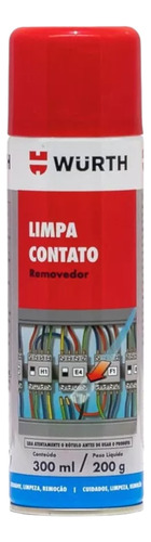 Limpa Contato Alta Performance Wurth De 300 Ml