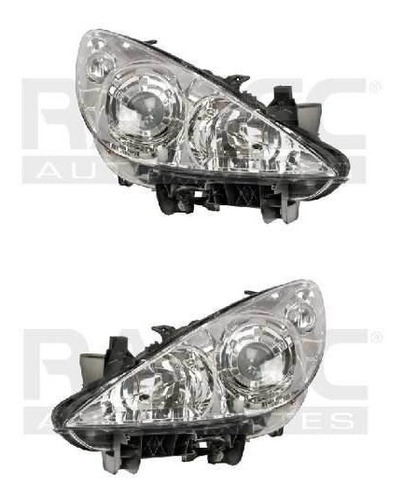 Par Juego Faros Peugeot 307  2005 - 2008 Depo Rxc