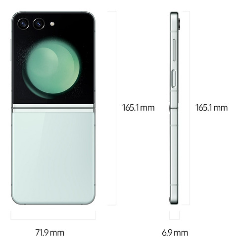 Samsung Galaxy Z Flip 5 5g (256 Gb) - Verde + 8gb Ram Verde Claro (Reacondicionado)