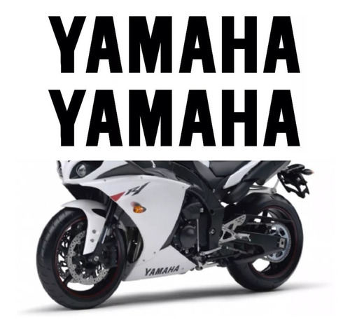 Kit Faixa Adesivo Spoiler Para Yamaha R1 2010 14170 Cor Preto