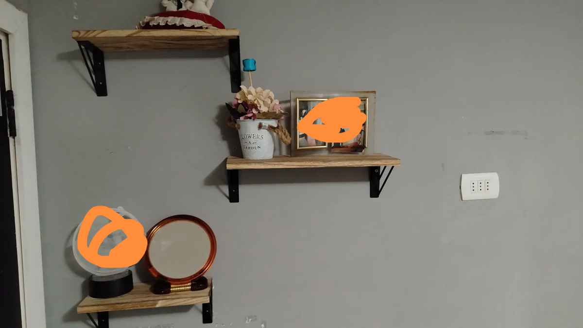 Contenido de cliente de Repisas flotantes de madera · Set de 3