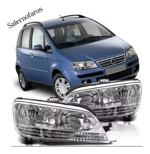 Imagen 3 de 8 de Optica Para Fiat Idea 2006 2007 2008 2009 2010 Izq