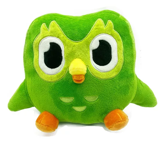 Búho De Peluche Duolingo, Juguete De Anime/bonito Búho De P