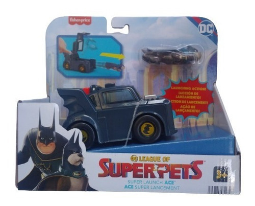 Dc Liga De Supermascostas Super Lanzador Ace, Fisher-price 