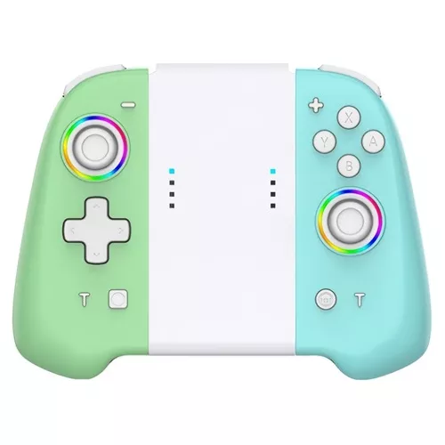 Controle Joypad Nintendo Switch Oled Animal Crossing Rgb