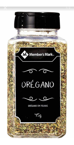 Orégano Em Folhas Member's Mark Pote 45g