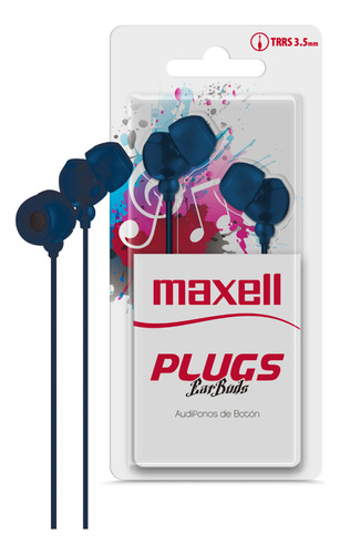 Audifonos IN-225 Maxell Plugs Ear Buds TRS 3.5mm In-ear