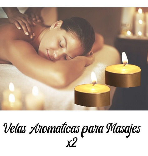 Vela Para Masajes Corporales Aromaticas Relax