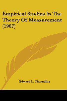 Libro Empirical Studies In The Theory Of Measurement (190...