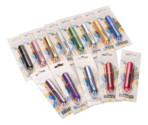 4pcs Botellas Atomizador De Perfume Recargables Viaje 5ml