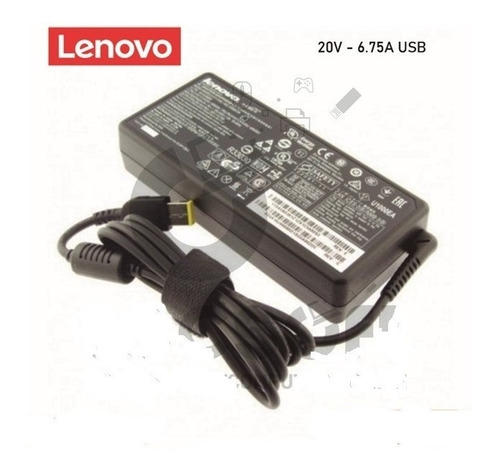 Cargador Lenovo 20v 6.75a 135w Usb Original