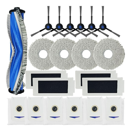 Para M12 Pro+ Robot Vacuum Main Side Hepa Filter Mop Pad Du