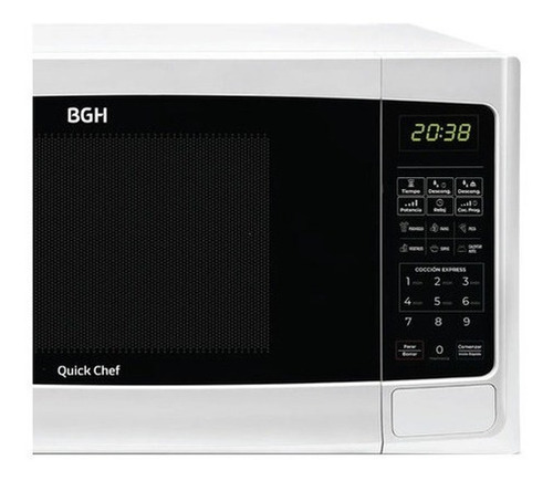 Imagen 5 de 10 de Microondas Bgh B120db9 Quick Chef 20lts Digital Lh Cuota