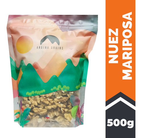 Nuez Mariposa Clara Natural 500 G Andina Grains