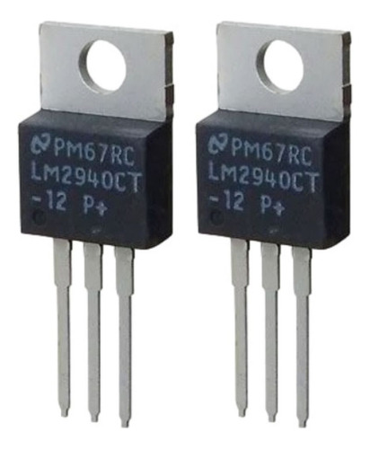 Kit 1000 Peças - Transistor Lm2940ct-12 26v 1a To-220-3 Pth
