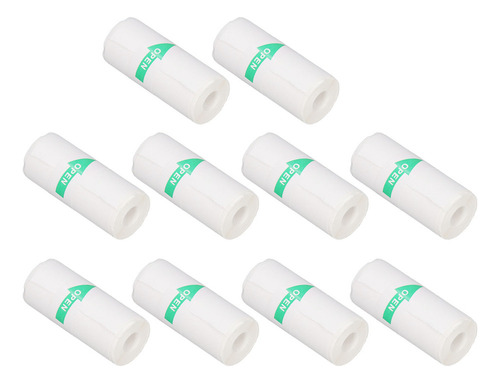 Papel De Impresora Térmica Portátil De 10 Rollos