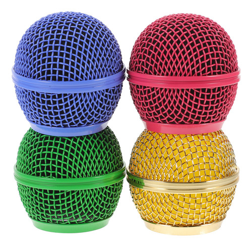 A Acessórios Para Microfone Grill Color Sm58, 4 Unidades