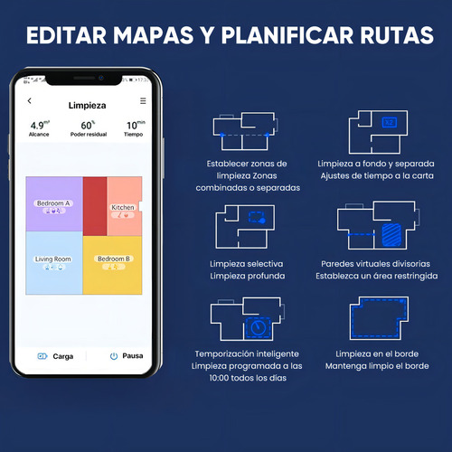 Lydsto R1 Edge Aspiradora Y Trapeadora Robot Autocarga