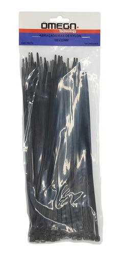 Kit. 100 Abraçadeira Nylon Enforca Gato 3.5mm X 200mm