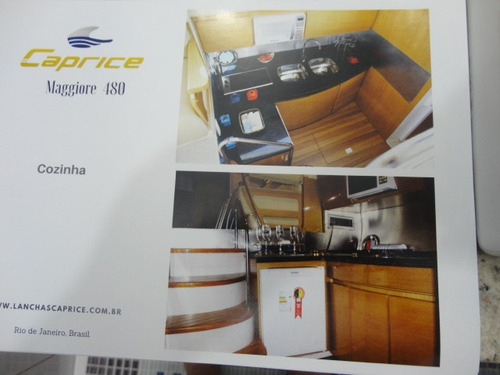 Imagem 7 de 14 de Lancha Caprice 480 Marggiore 0k 2022 Sem Motores; Pronta Ent