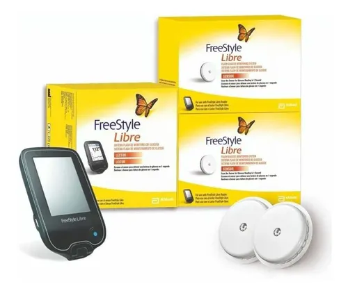 Glucómetro continuo FreeStyle Libre Kit Lector + 2 Sensores negro