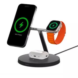 Cargador Inalámbrico Belkin iPhone 14 Pro Max AirPods Watch