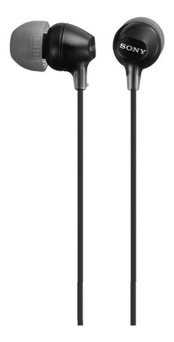 Auriculares Sony Varios Colores Mdr-ex15lp Color Negro