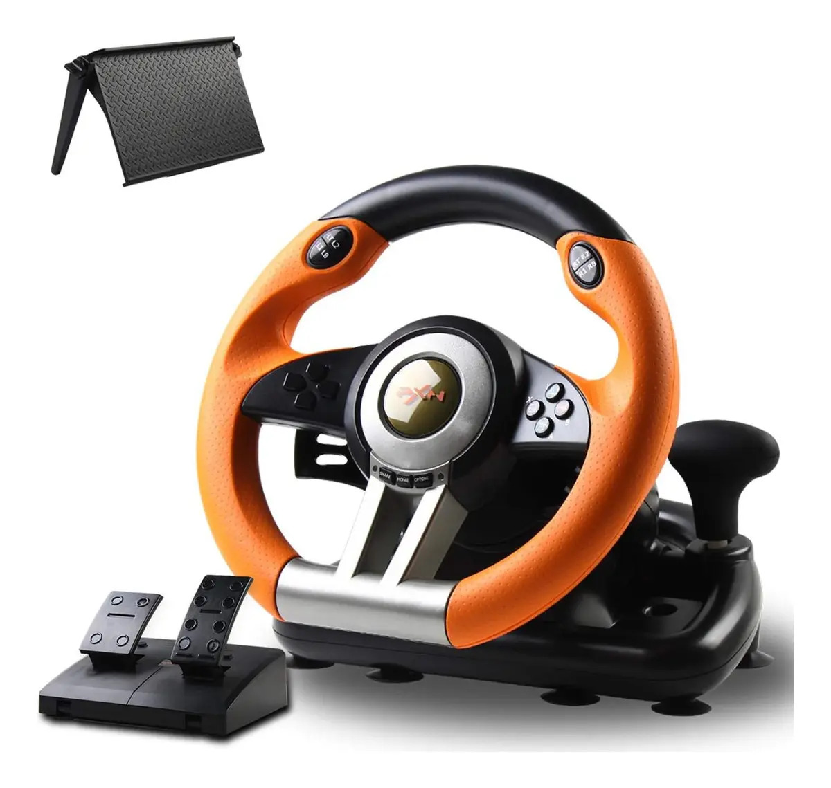 Volante de corrida Pxn V3ii com pedais e suporte