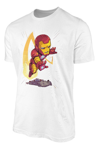 Polera Hombre Iron Man Marvel Personalizada