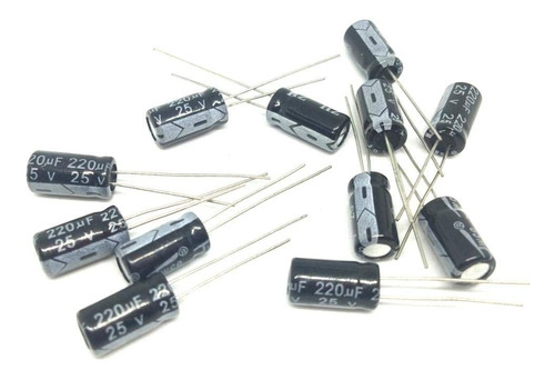 Capacitor /condensador Filtro Video 25v 220uf 20 Unidades  