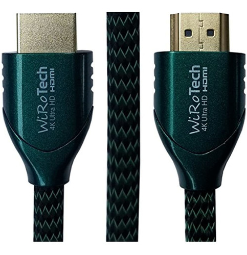 Cable Wirotech Hdmi 4 K 20 De Alta Velocidad Verde