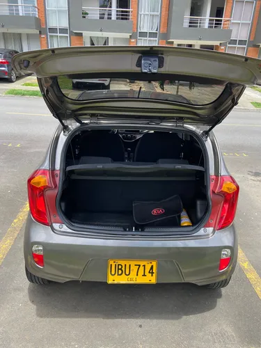 Kia Picanto Ex, 2015, 1.2 Cc, Color Gris, Automático