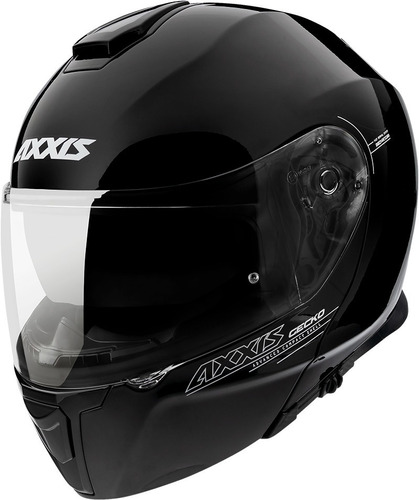 Casco Rebatible Axxis Gecko Sv Solid Doble Visor Moto Delta