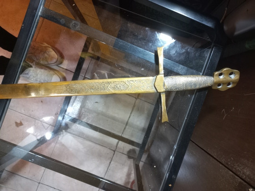 Antigua Espada De Bronce 73 Cm