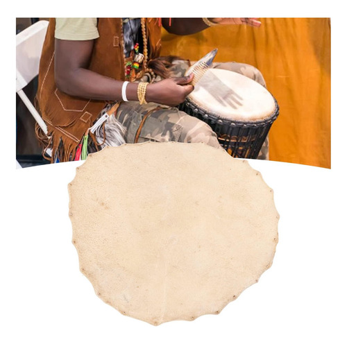 Alomejor 320mm Cabeça De Tambor De Cabra Para Bongo, Shaman,
