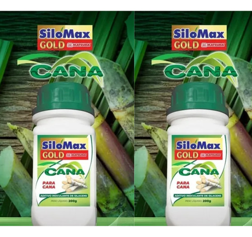 Kit Com 2 Inoculante Silomax Gold Matsuda Cana 200g