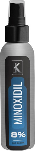 Minoxidil 8% Kardagar Crecimiento De Barba Y Cabello Dlc Mn3