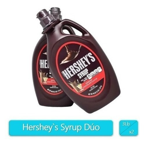 Hershey's Syrup Chocolate Duo 3000gr X Botella