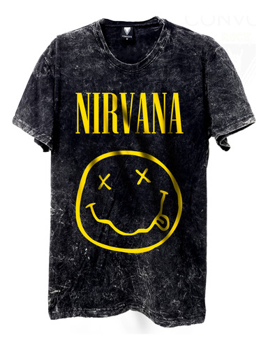 Remeras Dtg Nirvana Smiley - Convoys Rock