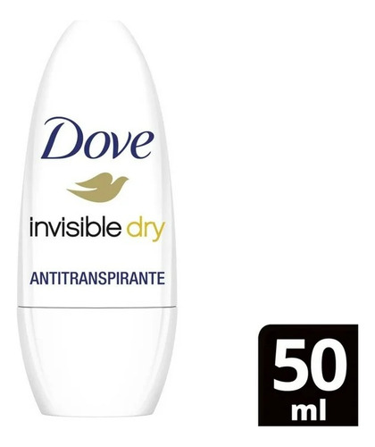 2 Pza Antitranspirante Dove Invisible Dry Roll On Para Dama