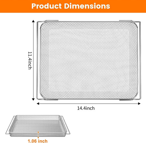Cesta Multifunción Ninja Foodi Dt251 10 En 1, Bandeja Alambr