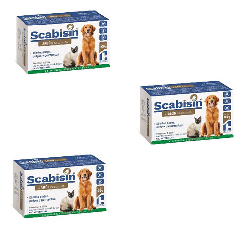 3 Jabónes Scabisin 100 Gr
