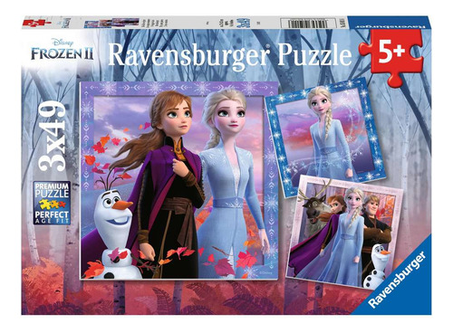 Ravensburger Rompecabezas: Frozen 2 3 Pack 49 Piezas