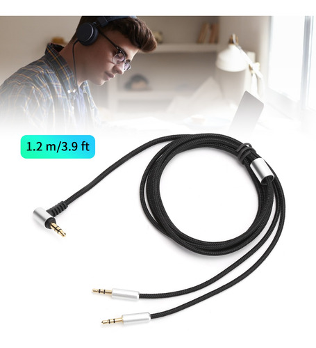 Cable De Auriculares Mejorado Apto Para Sol Republic Master