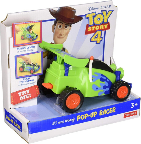 Auto Toy Story 4 Woody Y Rc Original Fisher Price Transforma
