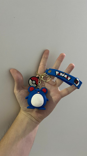 Llavero Importado Goma 3d Pokemon Charmander Squirtle Pichu Marill