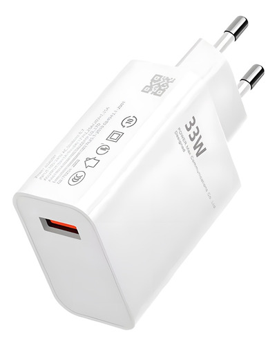 Cargador Usb De Enchufe Ue De 33 W, Cargadores De Carga Rápi